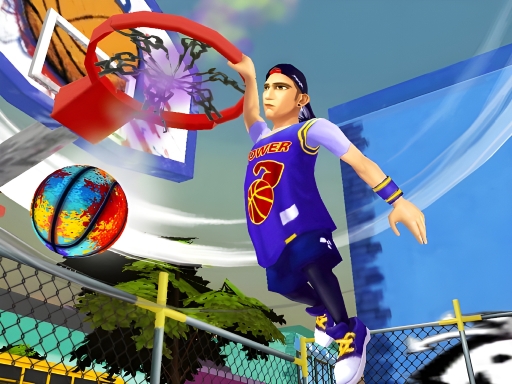 3D Basketball.io Dunk Sport