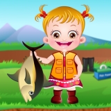 ¡Hora de Pescar con la Bebé Hazel!