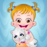 ¡Baby Hazel y su Gatito Travieso!