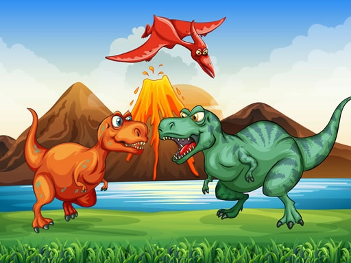 ¡Dinosaurios Coloridos: Match 3!