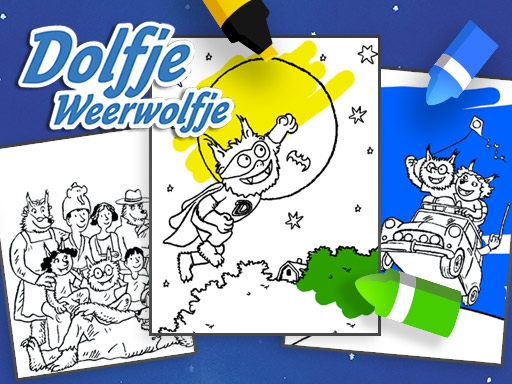 Coloring Dolfje Weerwolfje