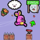 Сложное приключение милого кролика — Cute Rabbit's Challenging Adventure