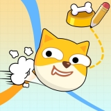 Doge Rush 畫線闖關益智遊戲