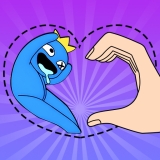 Finger Heart Monster Refill: ¡Haz corazones con monstruos!