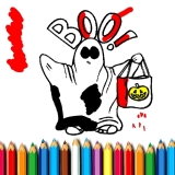 Книга раскрасок на Хэллоуин (Halloween Coloring Book)