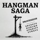 Hangman Saga: ¡El Desafío de Palabras Definitivo!