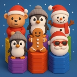 ¡Hexa Stack Christmas: ¡El rompecabezas navideño más divertido!