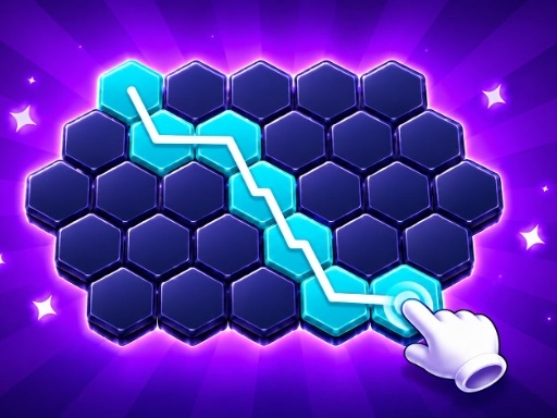 HexaFill: Conquista el Laberinto Hexagonal - ¡Desata tu Lógica con un Toque!