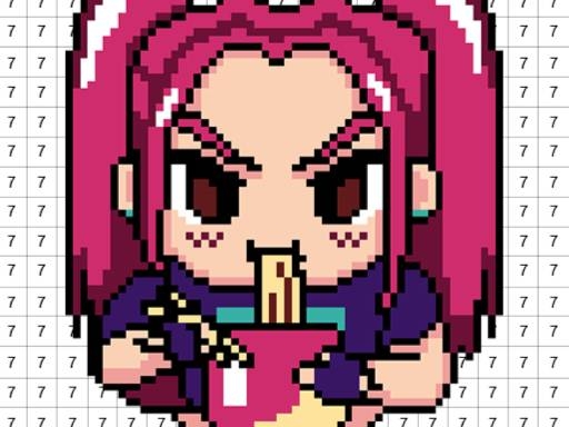 ピクセルナンバー - DIYぬりえ