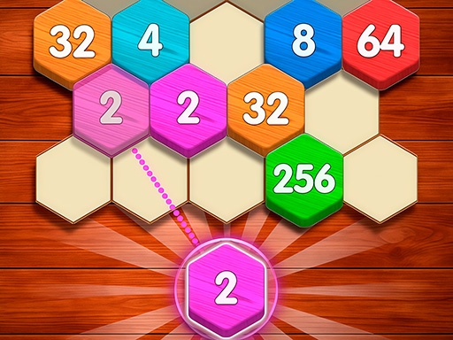 射擊 2048 六邊形