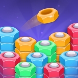 ソートパズル - ナットとボルト