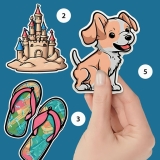 ¡Sticker Book Puzzle: Color By Number! ¡Diviértete Coloreando!