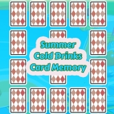 Летние холодные напитки: Карточная память (Summer Cold Drinks Card Memory)