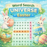 ¡Word Search Universe Easter! ¡Sopa de Letras Temática de Primavera